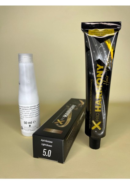 Xproharmony 5.0 Açık Kestane 60ML Saç Boyası