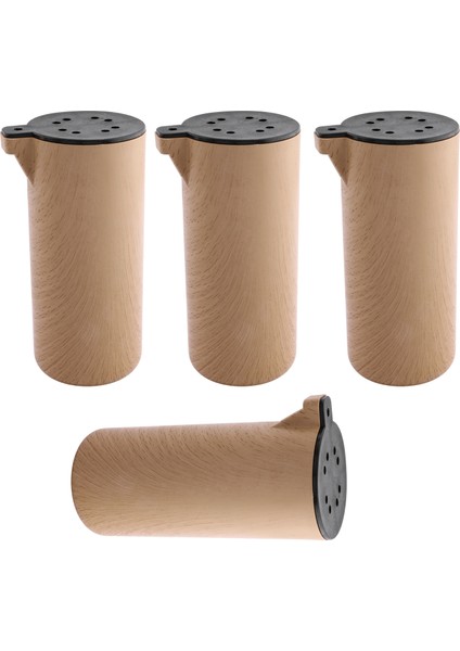 (4 Adet) Plastik Terra Kubik Kayın Beji 15 cm Mobilya Kanepe Koltuk Baza Yükseltme Ayağı Ayakları fırsatları