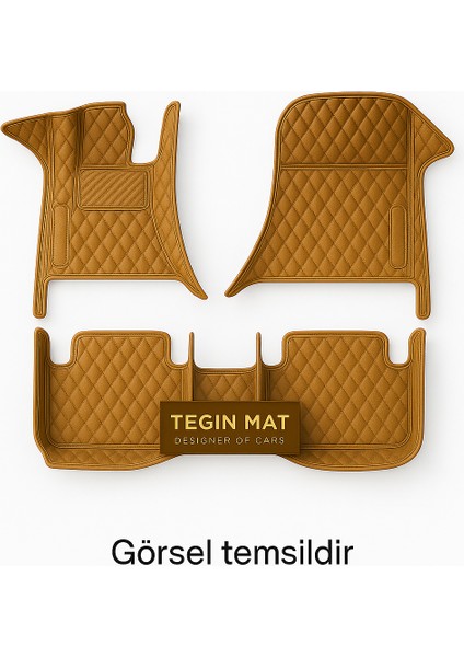 Mercedes-Benz Eqa 250+ 8d Araca Özel Havuzlu Suni Deri Paspas Taba (Tam Kaplama, 11 Mm, Kokusuz) fiyatları