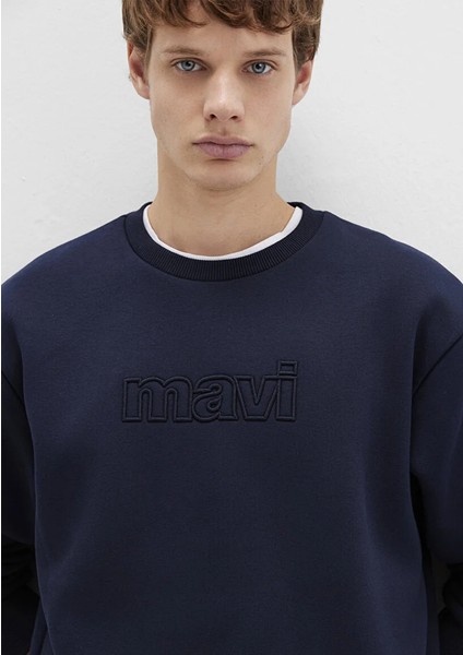 Mavi Logo Lacivert Sweatshirt 0S10412-86415 fırsatları
