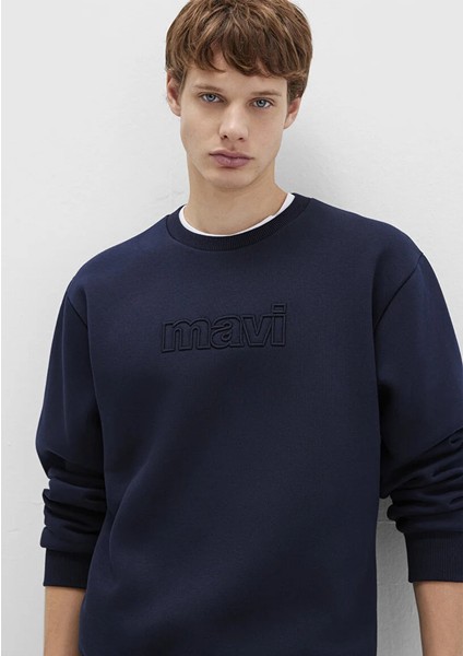 Erkek Lacivert M0S10412-86415 Sweatshirt fiyatları