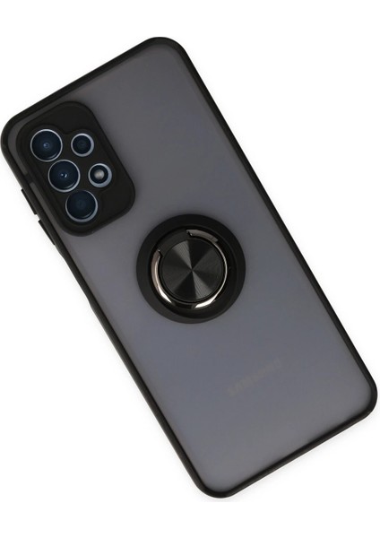 Zengezur Newface Samsung Galaxy A23 4g Kılıf Montreal Yüzüklü Silikon Kapak - Siyah fiyatları