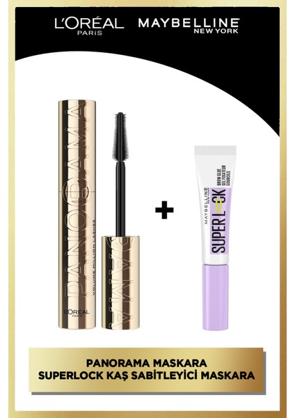 L'oréal Paris Panaroma Maskara & Super Lock Kaş Sabitleyici