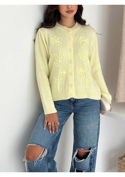 Süzene Nakışlı Triko Hırka modelleri