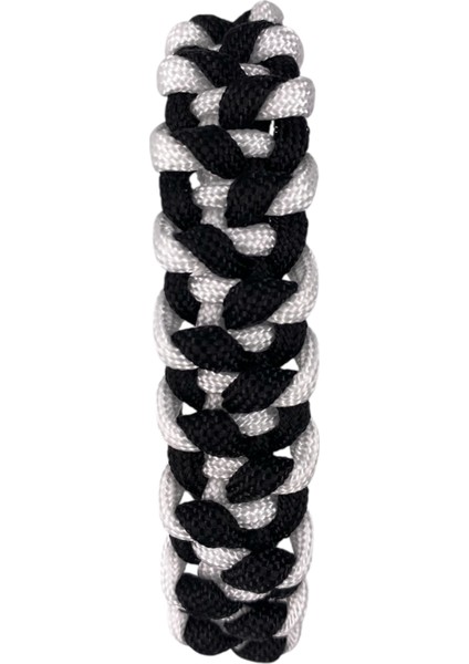 Siyah Beyaz Geçişli Model Paracord Bileklik