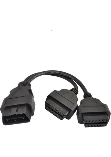 Obd2 Soket Çoklayıcı Y Kablo 16 Pin Uzatma Kablosu 30CM