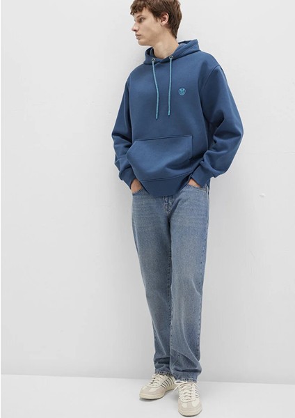 Erkek Petrol Mavi M065809-90609 Sweatshirt modelleri