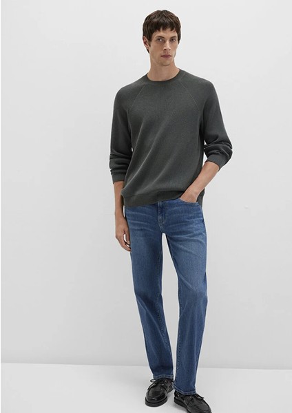 Bisiklet Yaka Yeşil Kazak 0710307-71598 modelleri