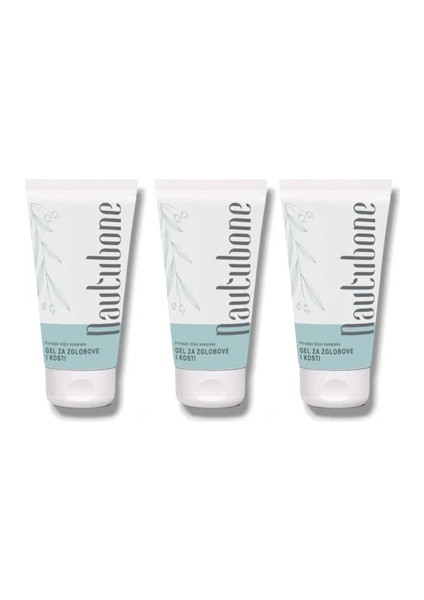 Nautubone Eklemlere Fıtık Bel Kas Iskelet Gibi Tüm Vücut Ağrılarında Etkili Masaj Kremi 50 ml × 3 Adet
