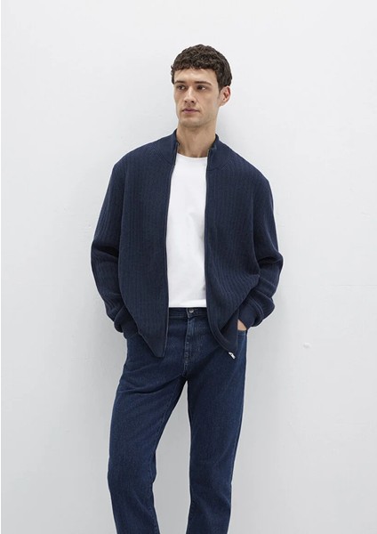 Mavi Black Fermuarlı Lacivert Hırka 0710326-70490