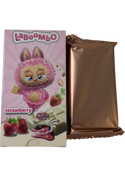 Strawberry(Çilekli) Patlayan Şekerli Tablet Çikolata 75 gr fırsatları