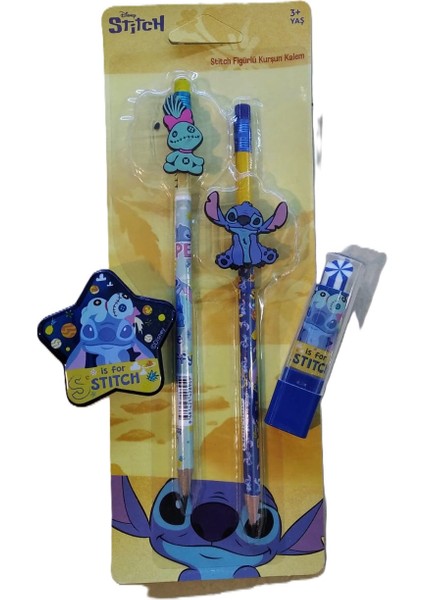 Stitch Figürlü Kurşun Kalem Seti modelleri