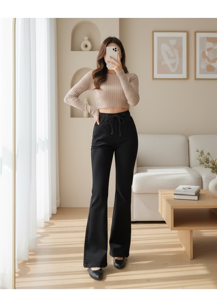 Ispanyol Paça Bağcık Detaylı Kot Pantolon fiyatları