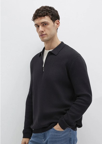 Erkek Siyah M0710337-900 Kazak fırsatları