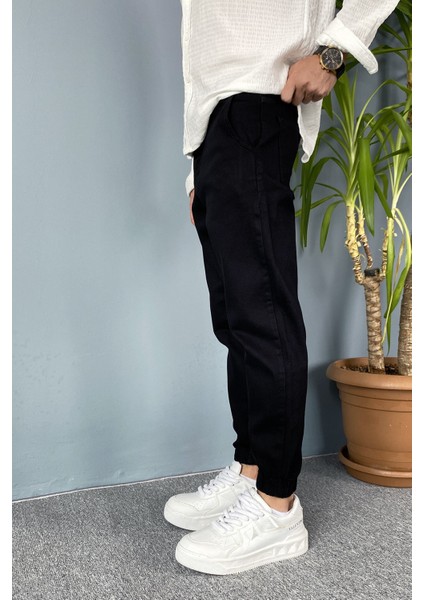 Paçası Lastikli Boyfriend Jogger Kot Pantolon fırsatları