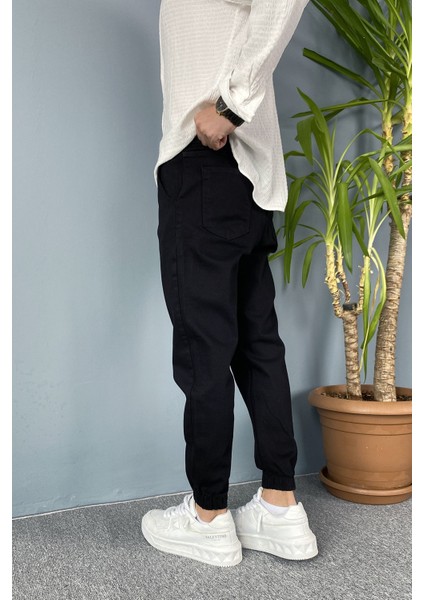 Paçası Lastikli Boyfriend Jogger Kot Pantolon indirimleri