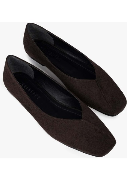 Kadın Aven Acı Kahve Süet Babet