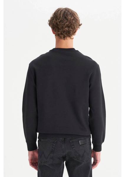 Regular Fit Siyah Erkek Sweatshirt W2520255001 indirimleri