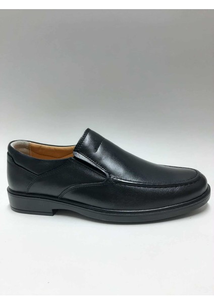 Hakiki Deri Bağcıksız Rahat Günlük Kauçuk Taban Siyah Kışlık Erkek Ayakkabı C-96427354KTGY fiyatları