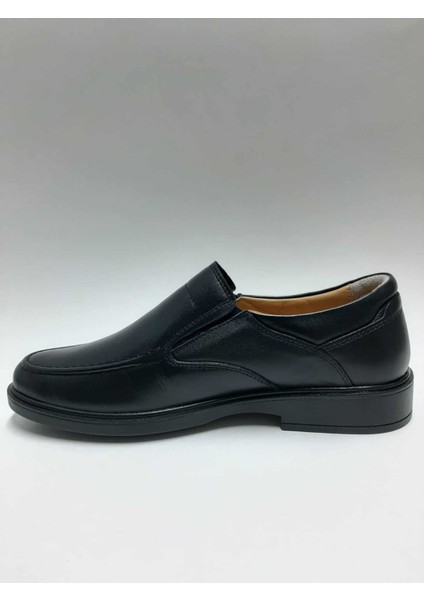 Hakiki Deri Bağcıksız Rahat Günlük Kauçuk Taban Siyah Kışlık Erkek Ayakkabı C-96427354KTGY modelleri