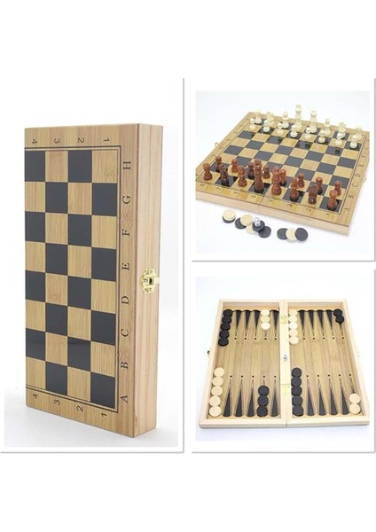 Ahşap Satranç ve Tavla Seti fiyatları