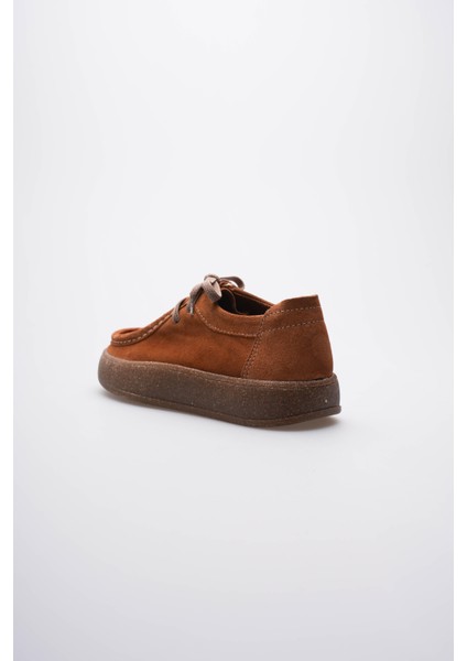 Kadın Hakiki Süet Loafer Comfort Tabanlı Günlük Ayakkabı Taba Misley fırsatları