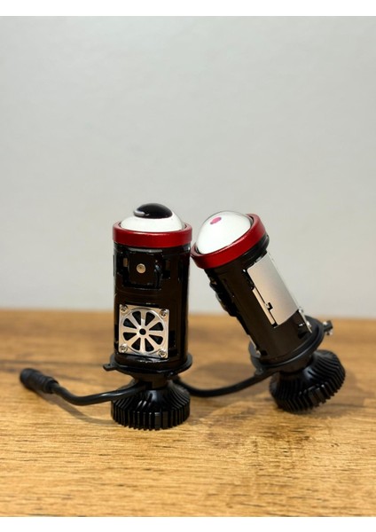 H4 Mercekli LED Zenon Prime 60WATT Güç 23.000 Lümen Şimşek Etkili LED Zenon 12-24V Uzun Ömürlü Güçlü Çizgisel Odak fiyatları