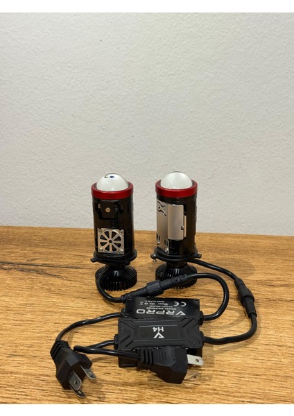 H4 Mercekli LED Zenon Prime 60WATT Güç 23.000 Lümen Şimşek Etkili LED Zenon 12-24V Uzun Ömürlü Güçlü Çizgisel Odak indirimleri