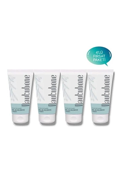 Nautubone Eklemlere Fıtık Bel Kas Iskelet Gibi Tüm Vücut Ağrılarında Etkili Masaj Kremi 50 ml × 4 Adet