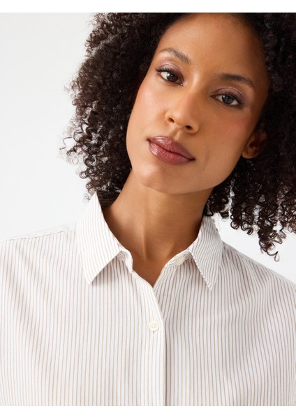 Relax Fit Kadın Gömlek U.kol fırsatları