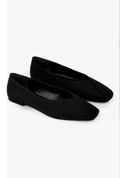 Kadın Aven Siyah Süet Babet modelleri