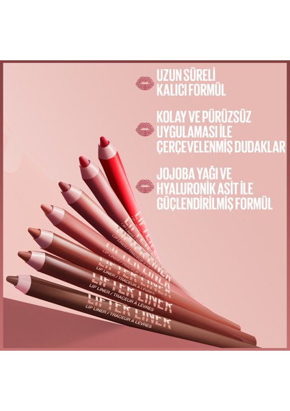 Lifter Liner Nude Sevilen Dudak Ikilisi indirimleri