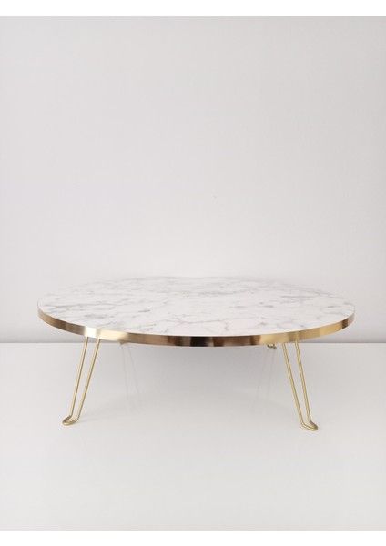 Yuvarlak Yer Sofrası Mermer Desenli Yemek Masası modelleri