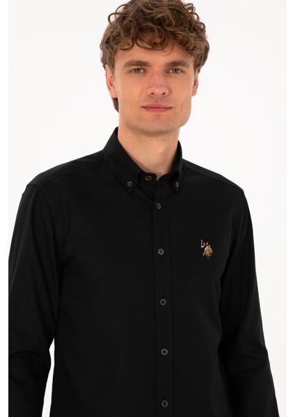 Erkek Siyah Gömlek Basic 50307659-VR046 fiyatları