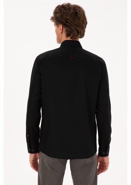 Erkek Siyah Gömlek Basic 50307659-VR046 indirimleri