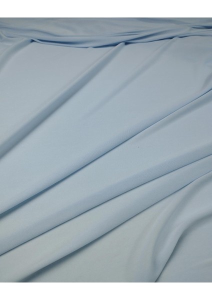 Uçuk Mavi Renkte Denye Jarse (En 170 cm x Boy 240 Cm)