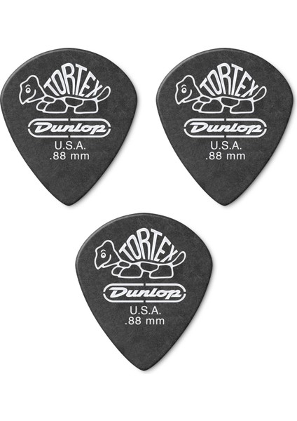 482R.88 Gitar Penası 3 Adet Tortex Pb Jazz Iıı Pena (0.88 Mm)