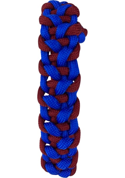 Bordo Mavi Geçişli Model Paracord Bileklik