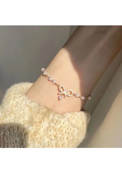 Inci ve Fiyonk Modeli Çelik Kadın Bileklik - Pinterest Bileklik