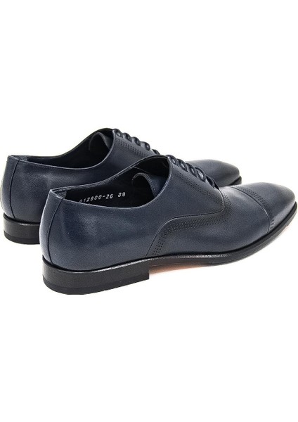 012900-26 Kösele Erkek Klasik Ayakkabı - Lacivert
