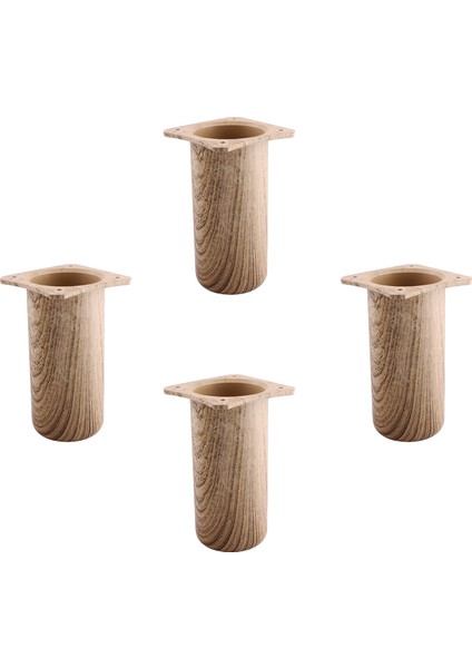 (4 Adet) Plastik Liva Doğal Meşe 15 cm Ayak Mobilya Kanepe Koltuk Baza Yükseltme Ayağı Ayakları indirimleri