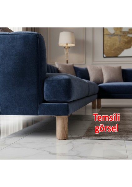 (4 Adet) Plastik Liva Doğal Meşe 15 cm Ayak Mobilya Kanepe Koltuk Baza Yükseltme Ayağı Ayakları fırsatları