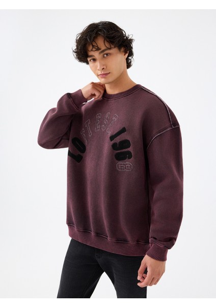 Oversize Fit Erkek Sweatshirt