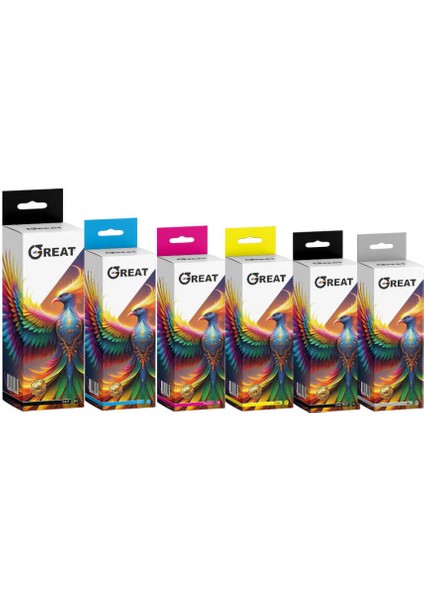 115 6 Renk Muadil Mürekkep Seti