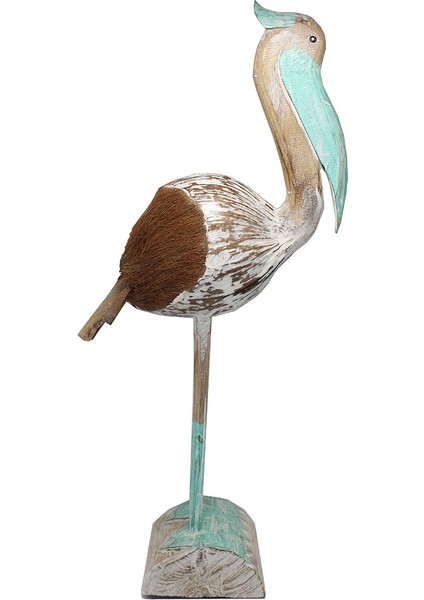 Ahşap Pelikan Figürü Model 1