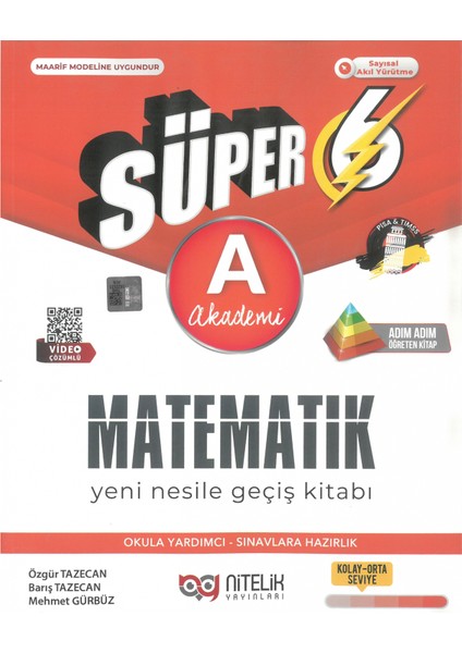 6. Sınıf Süper Matematik A Yeni Nesile Geçiş Kitabı Yeni