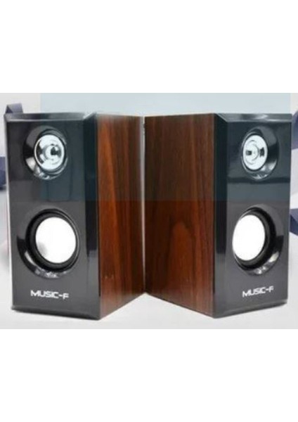 Ahşap Hoparlör 1+1 Ses Sistemi Kablolu USB Multımedıa Wooden Speaker fiyatları