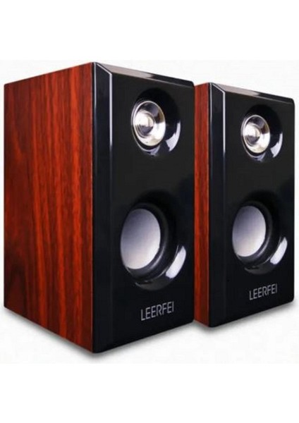Ahşap Hoparlör 1+1 Ses Sistemi Kablolu USB Multımedıa Wooden Speaker indirimleri