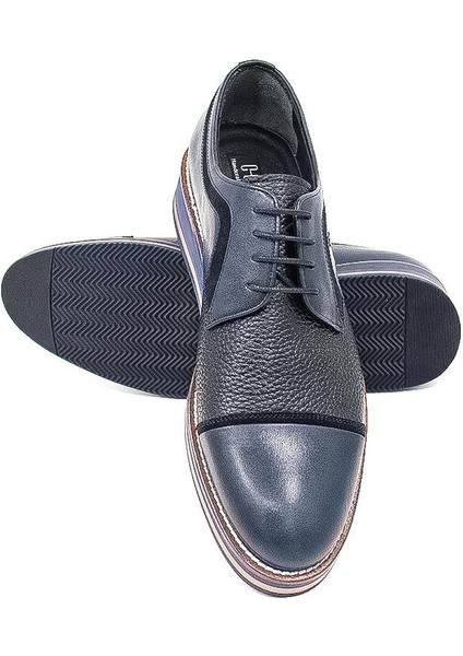 00600-254-1 Erkek Klasik Ayakkabı - Lacivert indirimleri