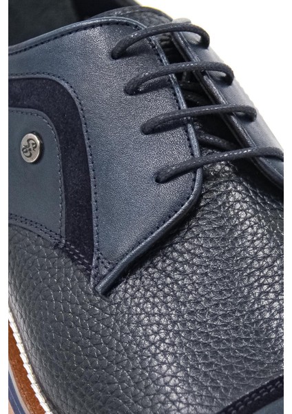 00600-254-1 Erkek Klasik Ayakkabı - Lacivert